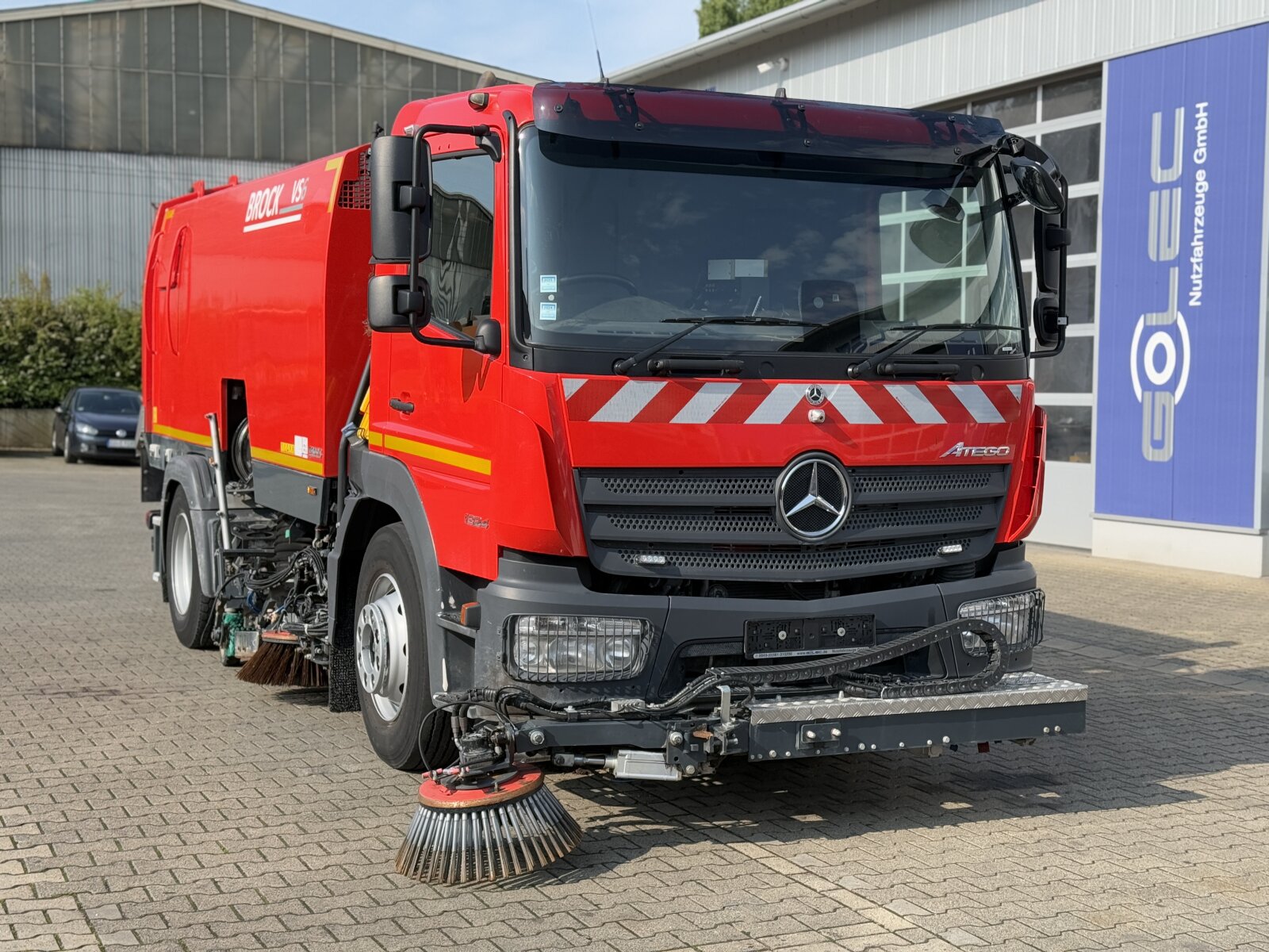 Spazzatrice stradale MB ATEGO 1324 4x2 EURO6 BROCK HD