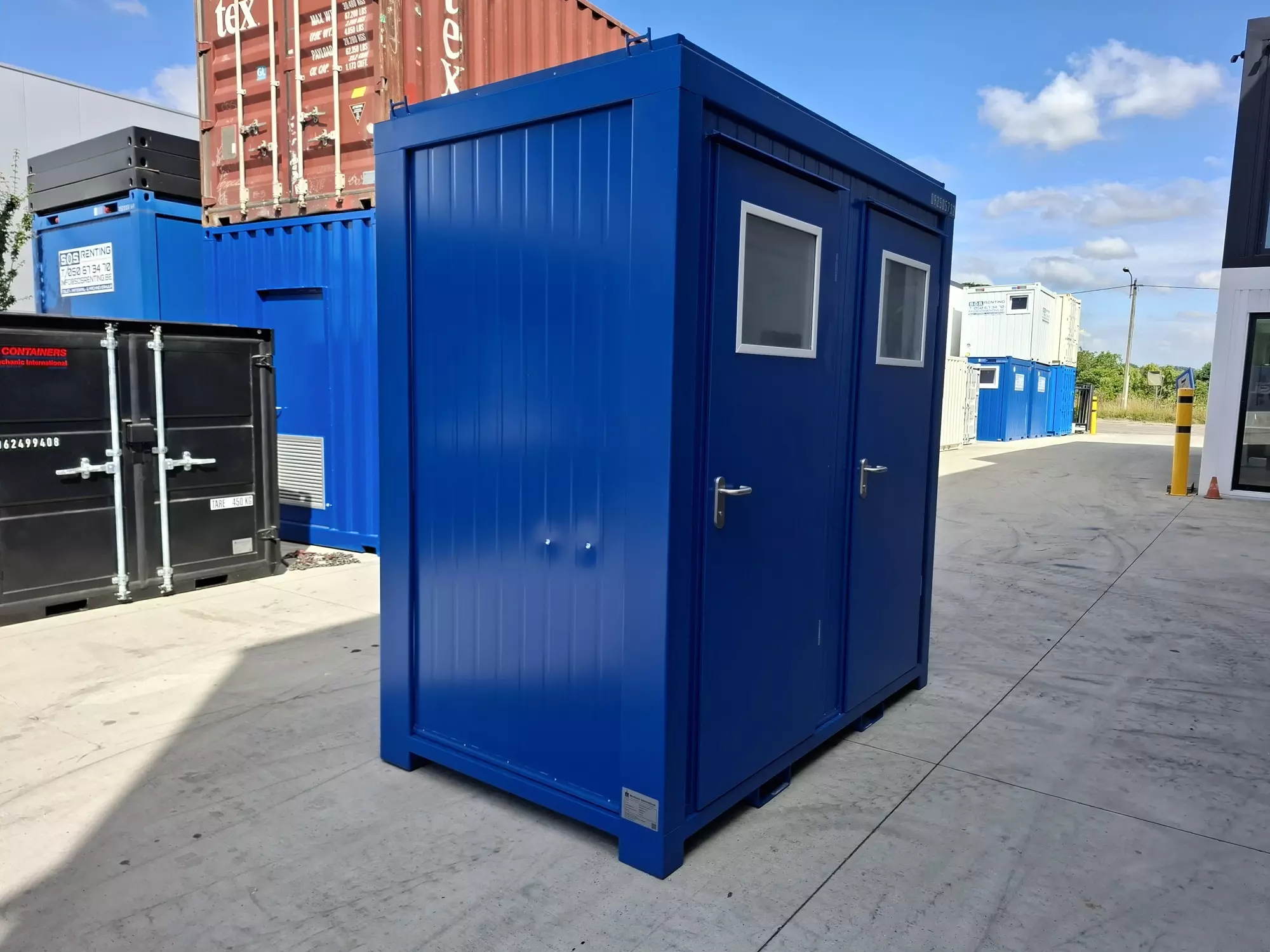 Contenitore sanitario da 8 piedi con 2 WC - immagine 8