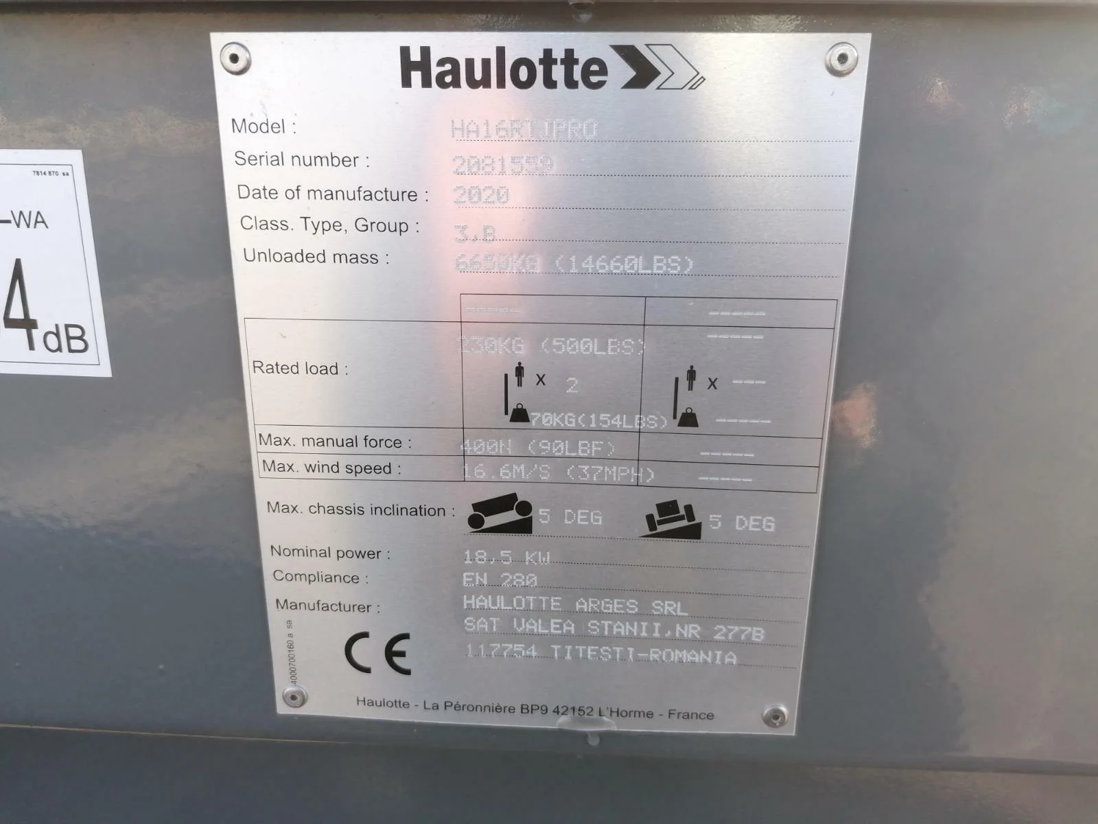 Piattaforma aerea articolata Haulotte HA16RTJ PRO - immagine 11