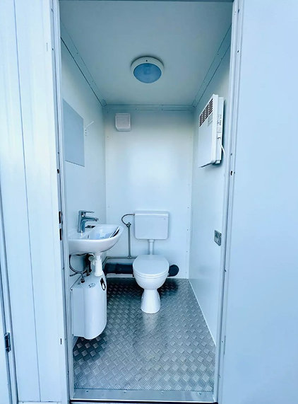 Nuovo blocco sanitario portatile 1,5 × 1,5 m – WC completo isolato - immagine 2